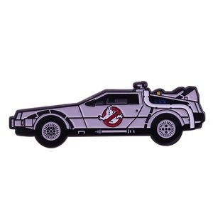 Back to the Future Ghostbusters Mashup Enamel Pin